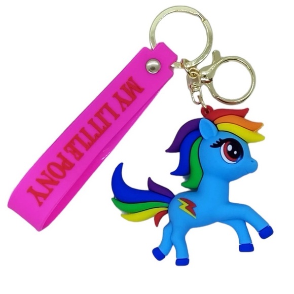 My Little Pony Rainbow Dash 3D Rubber Keychain new - Picture 2 of 10
